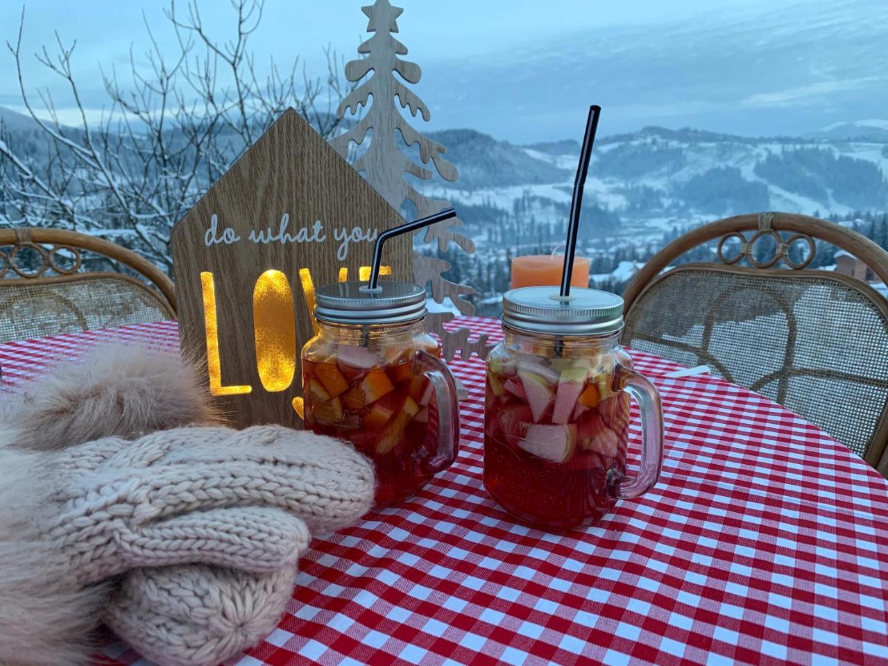 Карпатський Затишок Hotell Slavske Exteriör bild